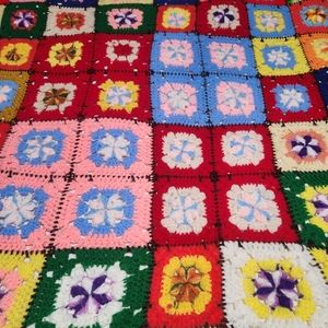 Granny Square Afghan